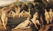 Palma Vecchio Diana discovers Callisto's Misdemeanour France oil painting artist